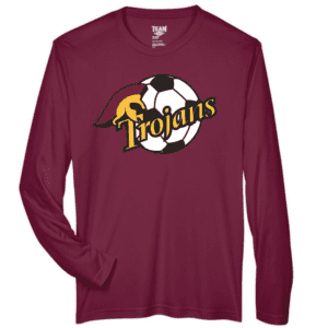 TT11L Team 365 Performance Long Sleeve Shirt - Sport Maroon