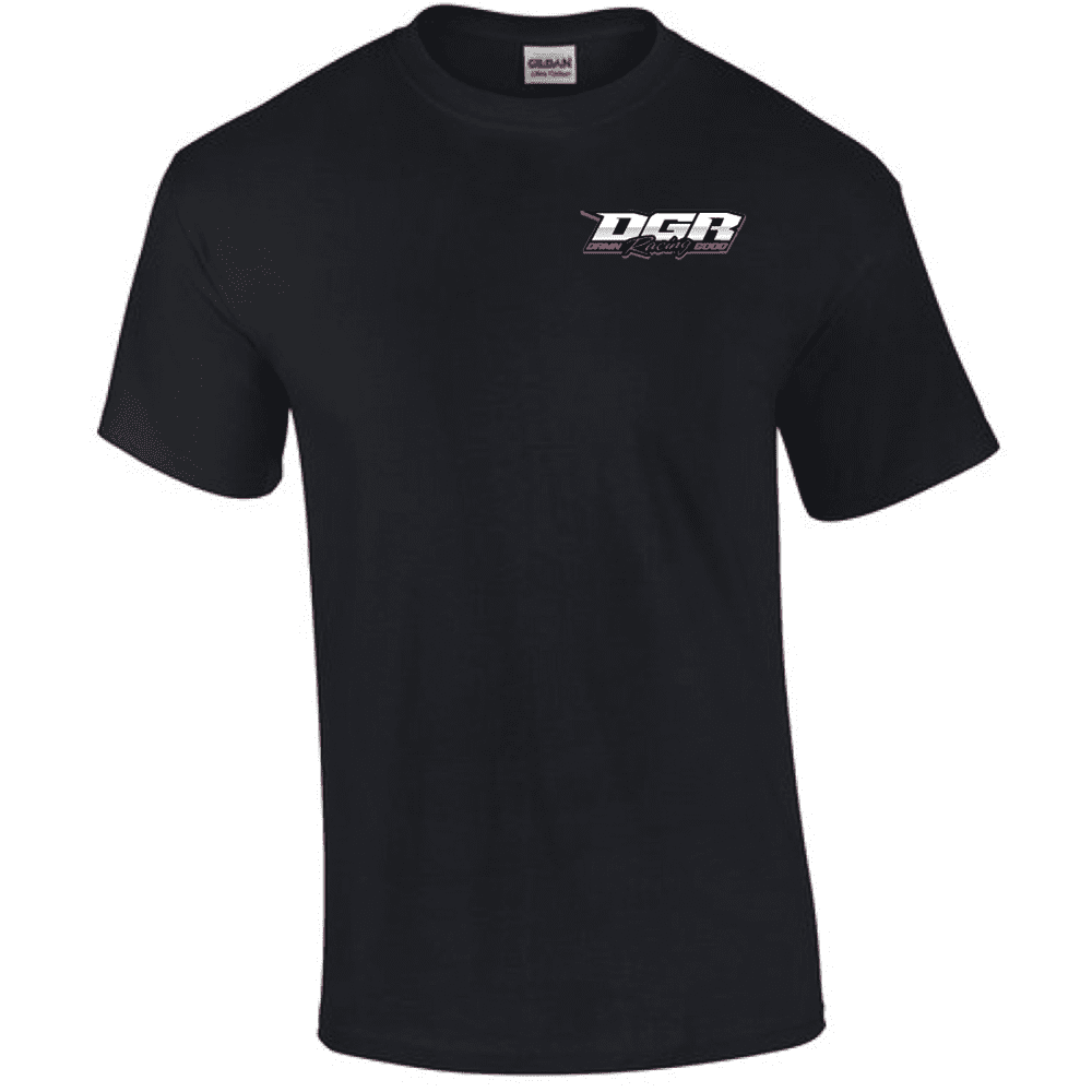G200 Gildan Ultra Cotton T-Shirt - Black (Purple Logo)